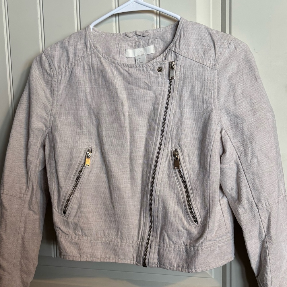 H&M Linen Blend Jacket - Picture 3 of 5